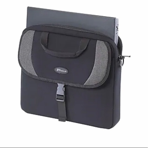 Targus Laptop Sleeve Neoprene Case Grey and Black - Picture 3 of 5